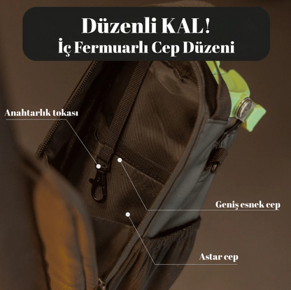 Manyetik Spor Matara ve Çanta Organizeri | Su Şişesi Tutucu & Düzenleyici Çanta