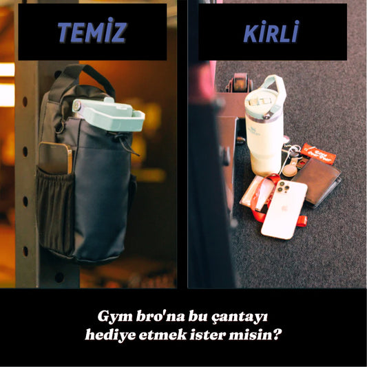 Manyetik Spor Matara ve Çanta Organizeri | Su Şişesi Tutucu & Düzenleyici Çanta